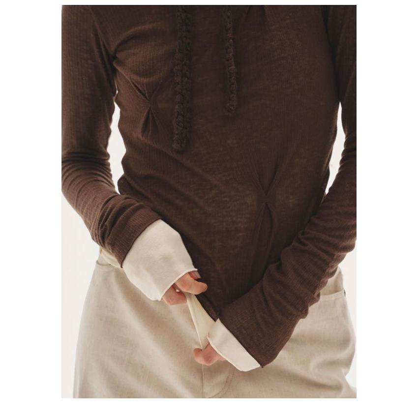 トップス todayful Back Layered Long T-shirts TODAYFUL (トゥデイフル）Back Layered Long T-shirts 即日発送