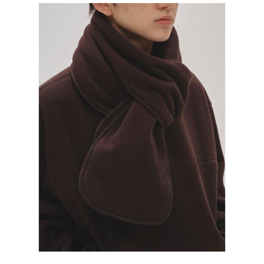 todayful Halfzip Fleece Pullover ダークブラウン