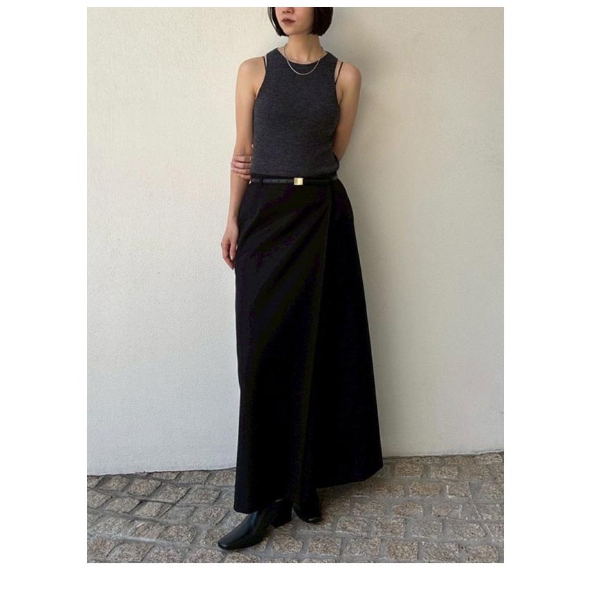 todayful Twill Wrap Skirt ツイルラップスカート
