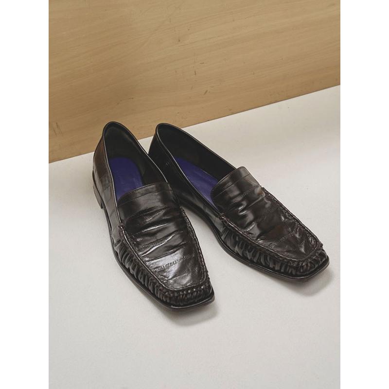 TODAYFUL トゥデイフル 2026springsummer 靴 Squaretoe Gather Loafers