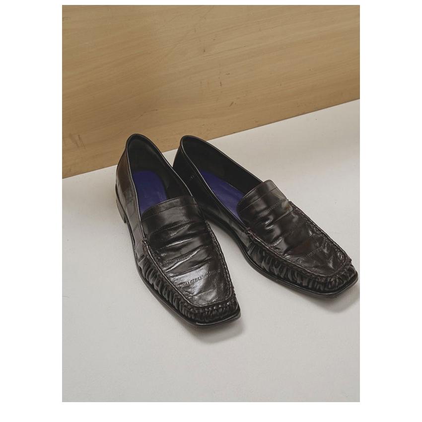 TODAYFUL トゥデイフル 2026springsummer 靴 Squaretoe Gather Loafers