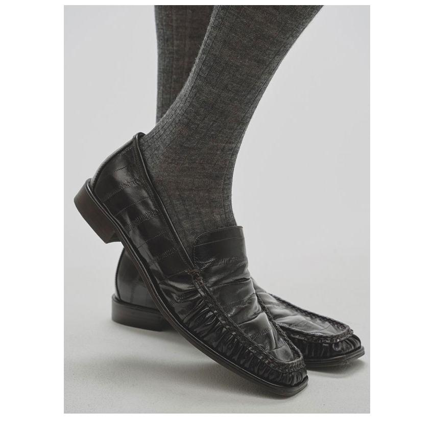 TODAYFUL トゥデイフル 2026springsummer 靴 Squaretoe Gather Loafers