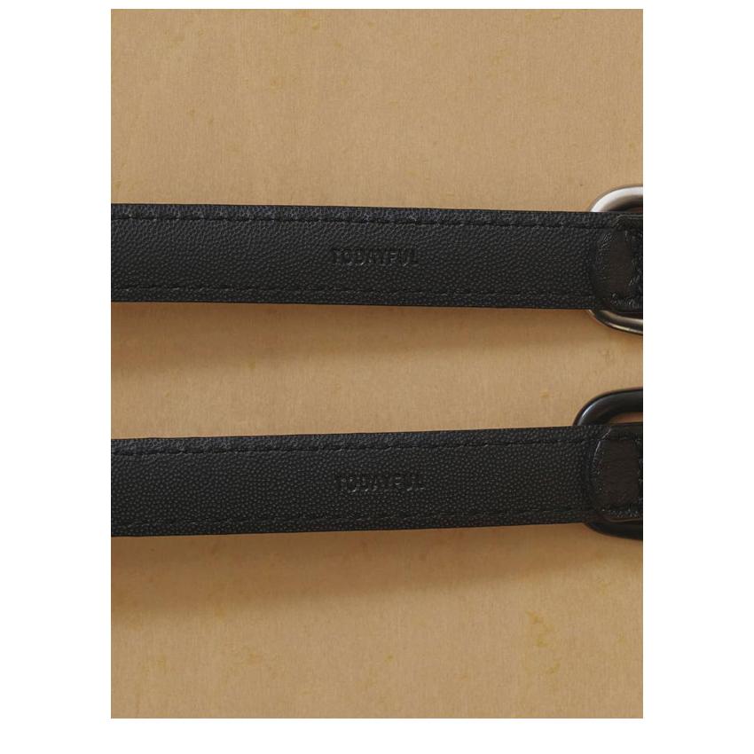 TODAYFUL トゥデイフル 2026Winter 小物 Narrow Leather Belt 11月中旬