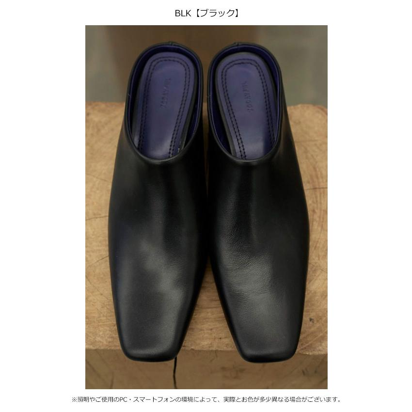 TODAYFUL トゥデイフル 2025prefall 靴 Squaretoe Leather Sabot