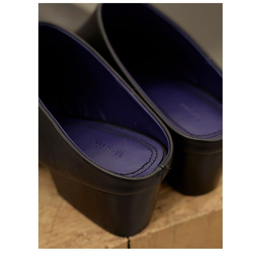 TODAYFUL トゥデイフル 2026Prefall シューズ Squaretoe Leather Sabot