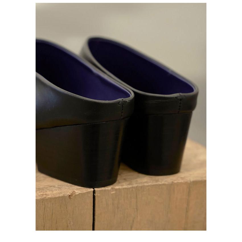 TODAYFUL トゥデイフル 2026Prefall シューズ Squaretoe Leather Sabot