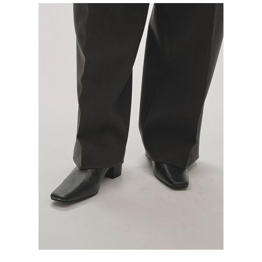 TODAYFUL トゥデイフル 2026Prefall シューズ Squaretoe Leather Sabot