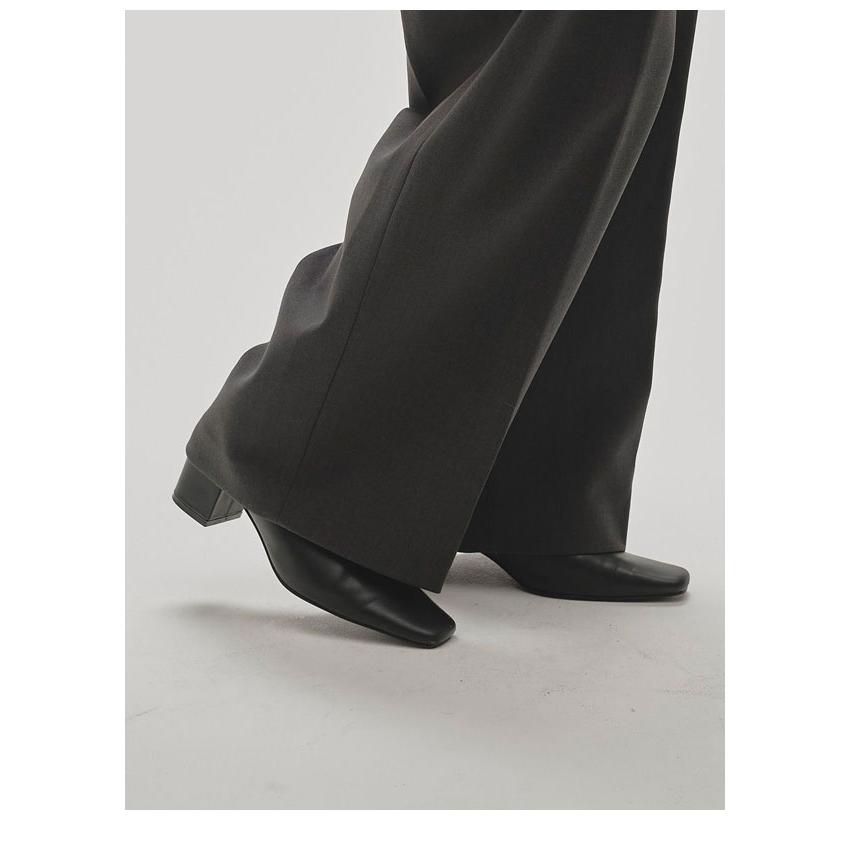 TODAYFUL トゥデイフル 2026Prefall シューズ Squaretoe Leather Sabot