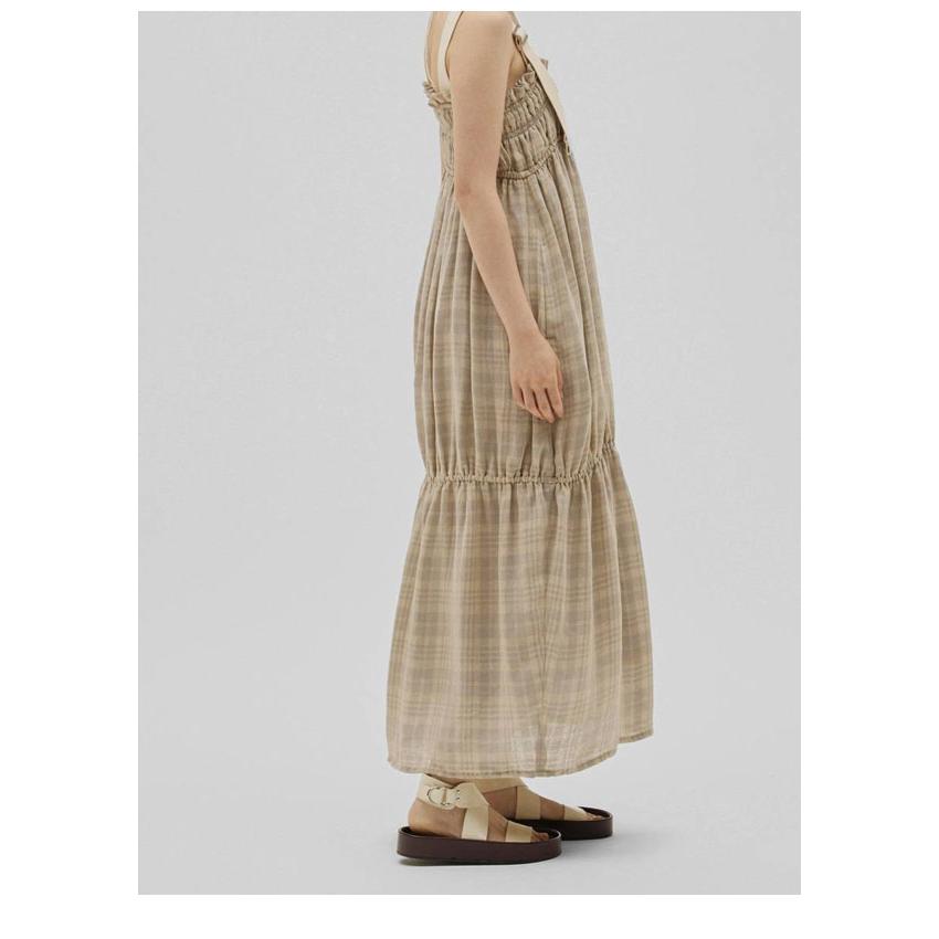 トゥデイフル TODAYFUL 2026springsummer ワンピース Check Jacquard Dress チェックジャカードドレス マキシ丈 キャミソール 12610301 26春夏の画像