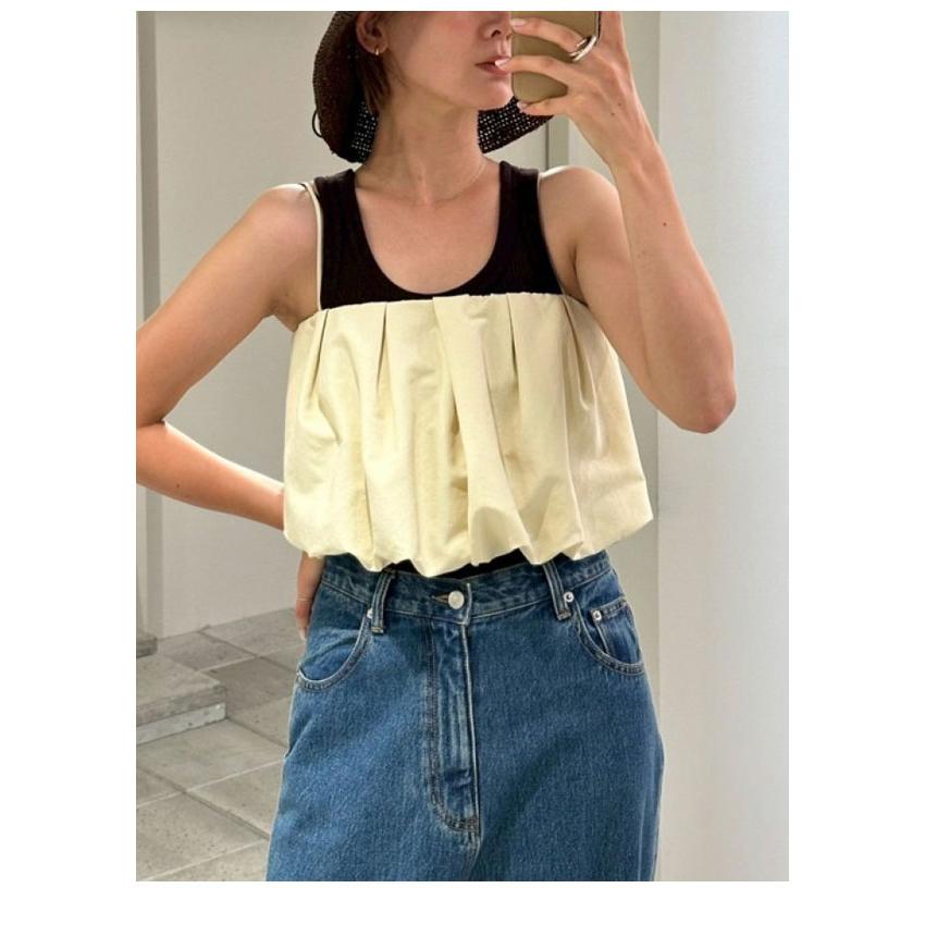 【新品未使用】TODAYFUL ウォッシャーバルーンタンクトップ トップス TODAYFUL SALE30%OFF トゥデイフル Washer Balloon Tanktop ワッシャー