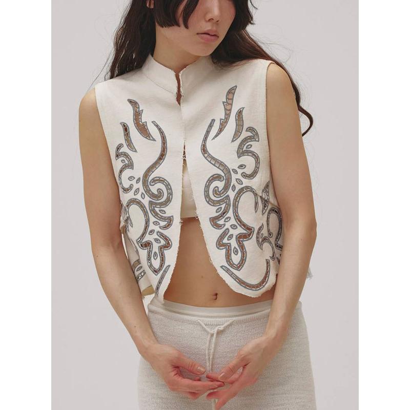 TODAYFUL トゥデイフル 2026Prefall トップス Cut Lace Twill Vest 6月