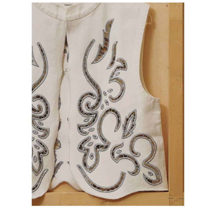 TODAYFUL トゥデイフル 2026Prefall トップス Cut Lace Twill Vest 6月