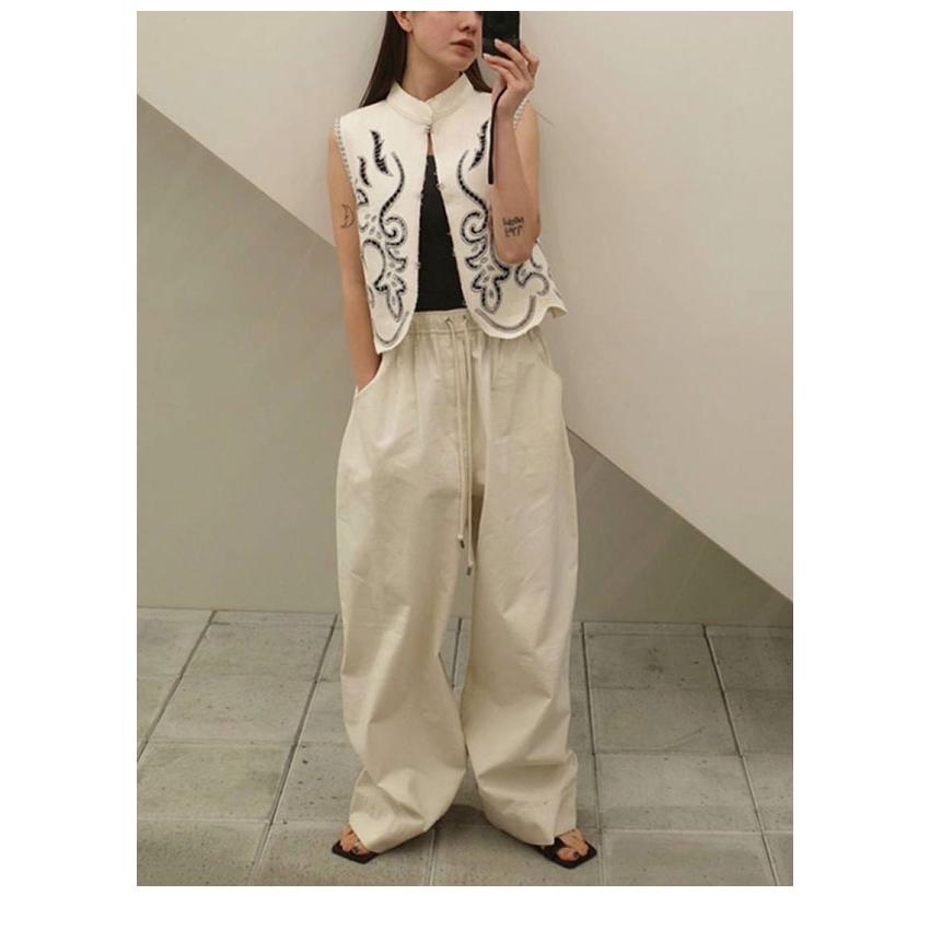 TODAYFUL トゥデイフル 2026Prefall トップス Cut Lace Twill Vest