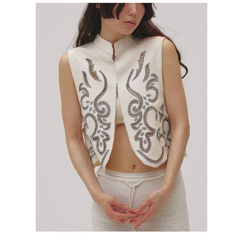 TODAYFUL トゥデイフル 2026Prefall トップス Cut Lace Twill Vest 6月