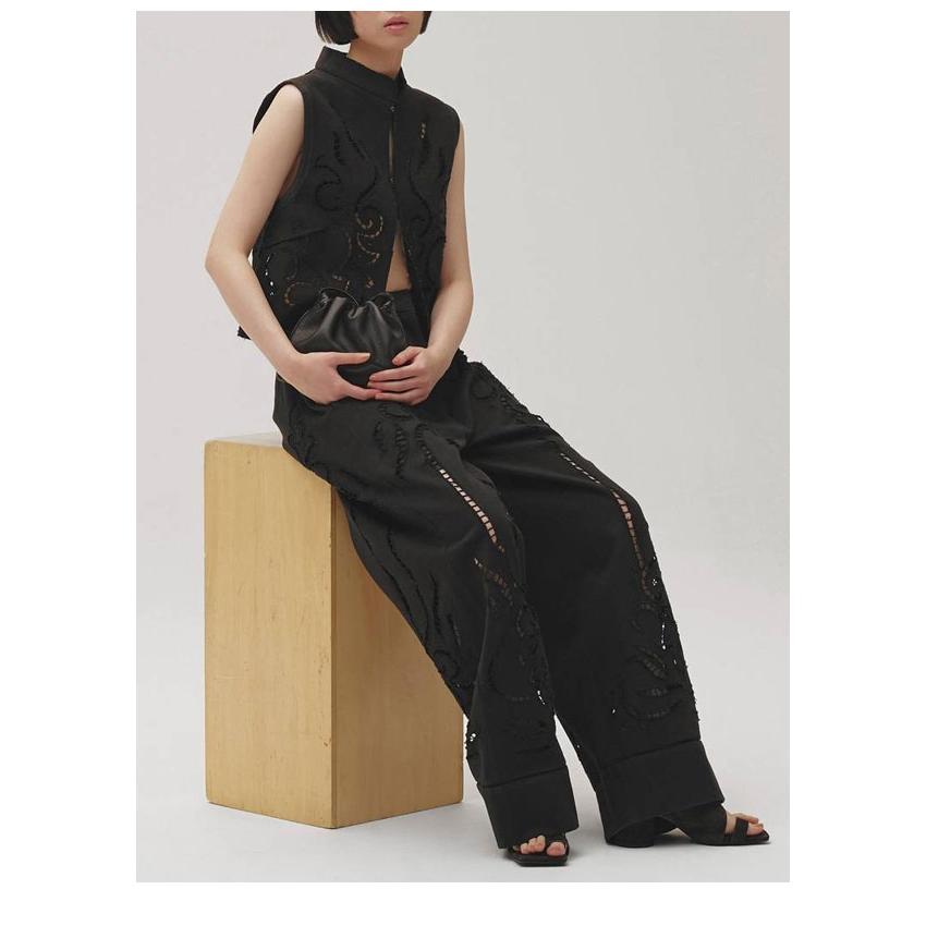 TODAYFUL トゥデイフル 2026Prefall トップス Cut Lace Twill Vest