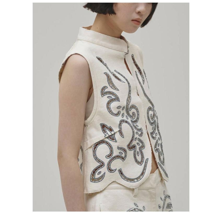 todayfel  2ウェイ　ベスト　アイボリー TODAYFUL(トゥデイフル) / Life's online store（ライフズ