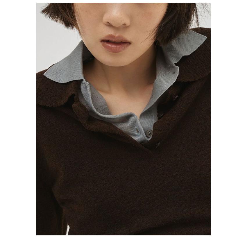 TODAYFUL トゥデイフル 2026springsummer トップス Layered Polo Knit