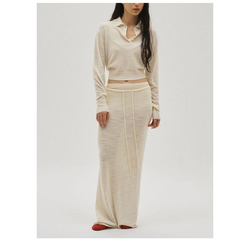todayful Layered Polo Knit シアーTOPS単品 TODAYFUL(トゥデイフル) / Life's online store（ライフズ） / Layered