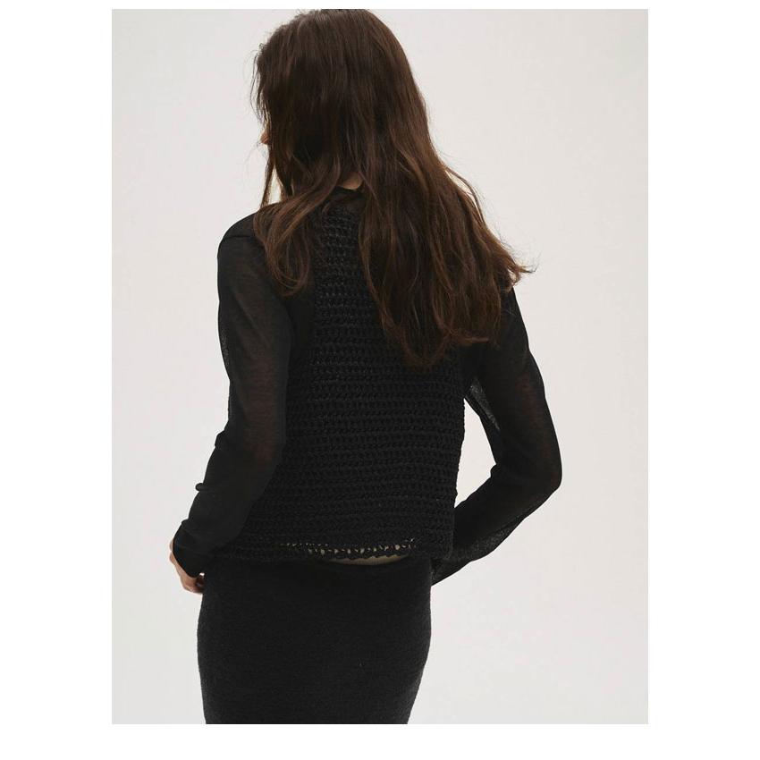 todayful Compact Sheer Knitcardigan ブラック Compact Sheer Knitcardigan #BLK [12610515] - ciacura 三重県四日市