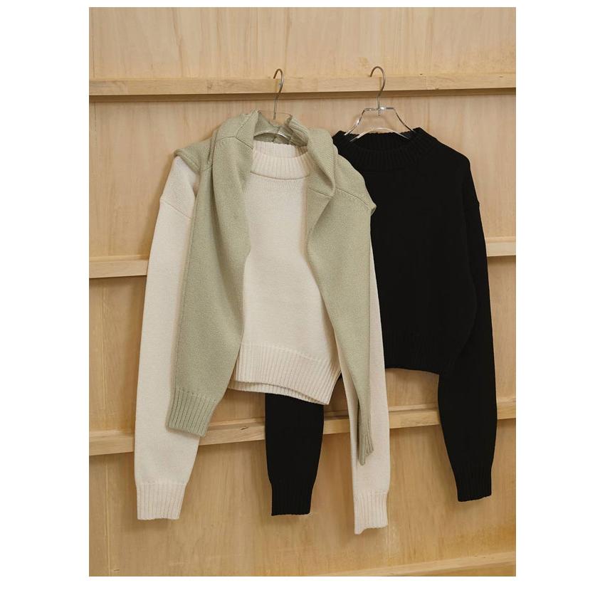 TODAYFUL トゥデイフル 2026springsummer トップス Crewneck Slub Knit