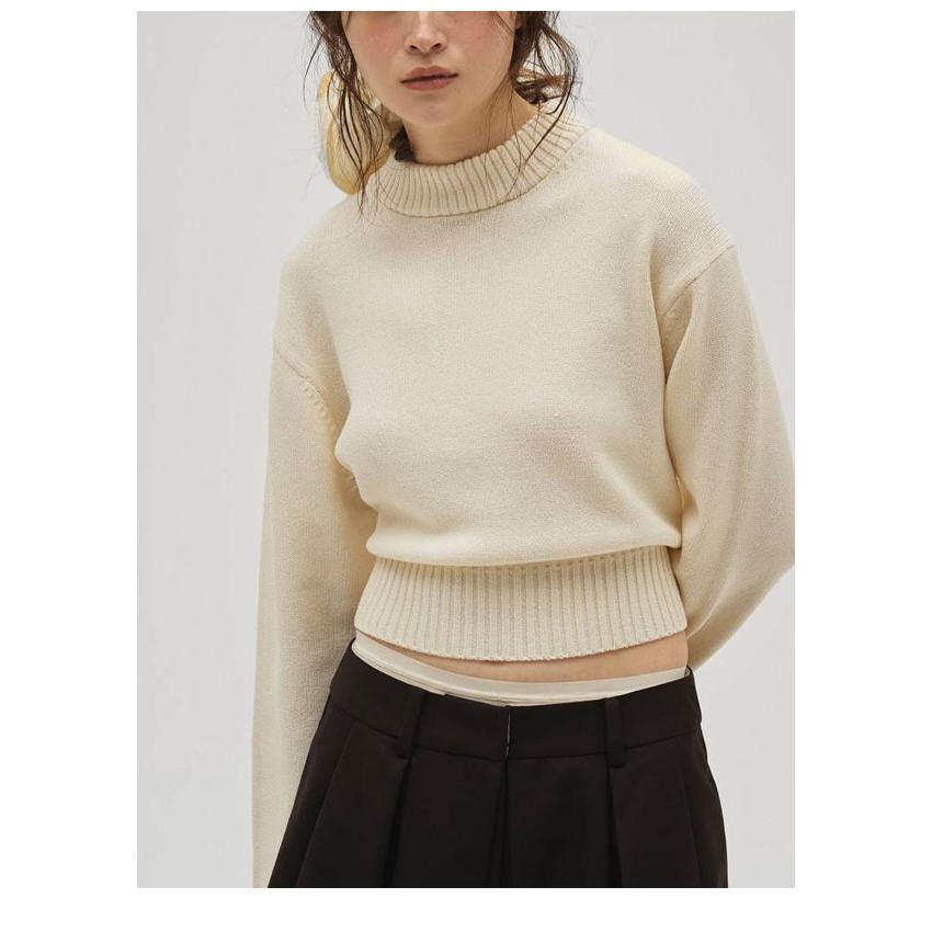TODAYFUL トゥデイフル 2026springsummer トップス Crewneck Slub Knit