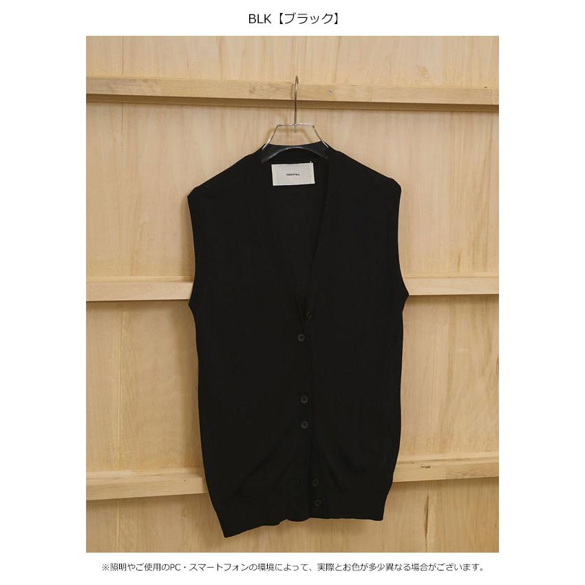 トゥデイフル TODAYFUL 2026springsummer トップス Tencelsilk Knit Vest テンシルシルクニットベスト ミドル丈 ノースリーブ 12610517 26春夏の画像