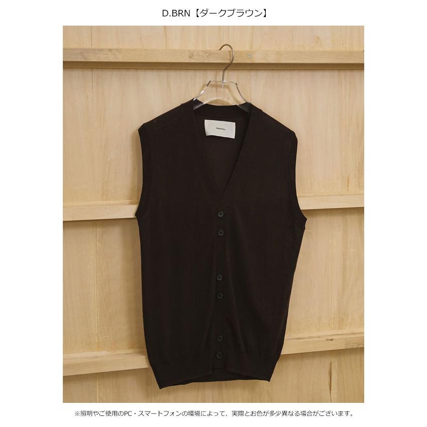 トゥデイフル TODAYFUL 2026springsummer トップス Tencelsilk Knit Vest テンシルシルクニットベスト ミドル丈 ノースリーブ 12610517 26春夏の画像
