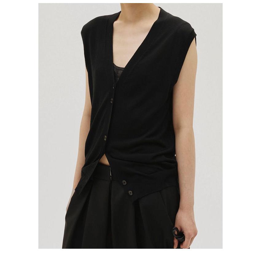 トゥデイフル TODAYFUL 2026springsummer トップス Tencelsilk Knit Vest テンシルシルクニットベスト ミドル丈 ノースリーブ 12610517 26春夏の画像
