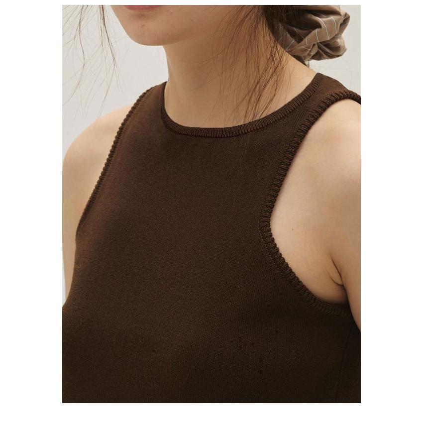 【todayful×studio doe】cupin tanktop(ブラウン) TODAYFUL SALE TODAYFUL(トゥデイフル）Cupin Border Tanktop 即日発送