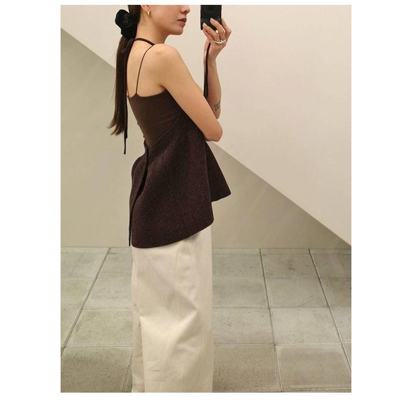 TODAYFUL トゥデイフル 2026Prefall トップス Halterneck Peplum Knit