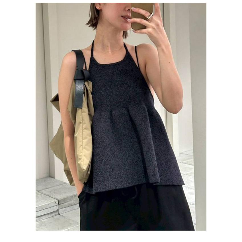 TODAYFUL トゥデイフル 2026Prefall トップス Halterneck Peplum Knit