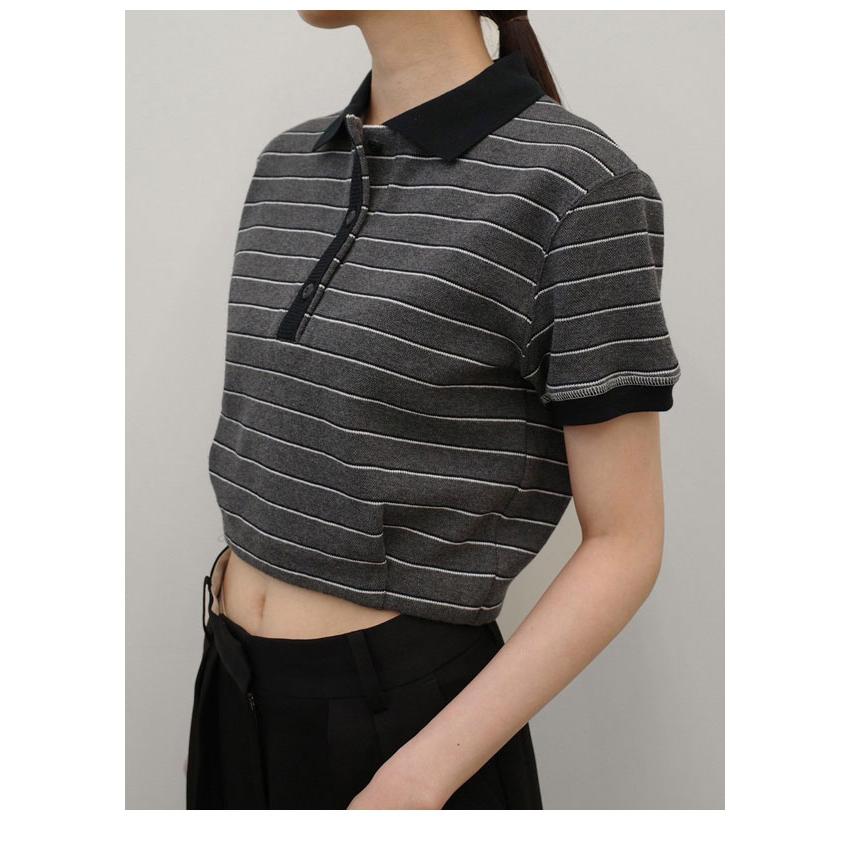 TODAYFUL トゥデイフル 2026springsummer トップス Border Polo Tops