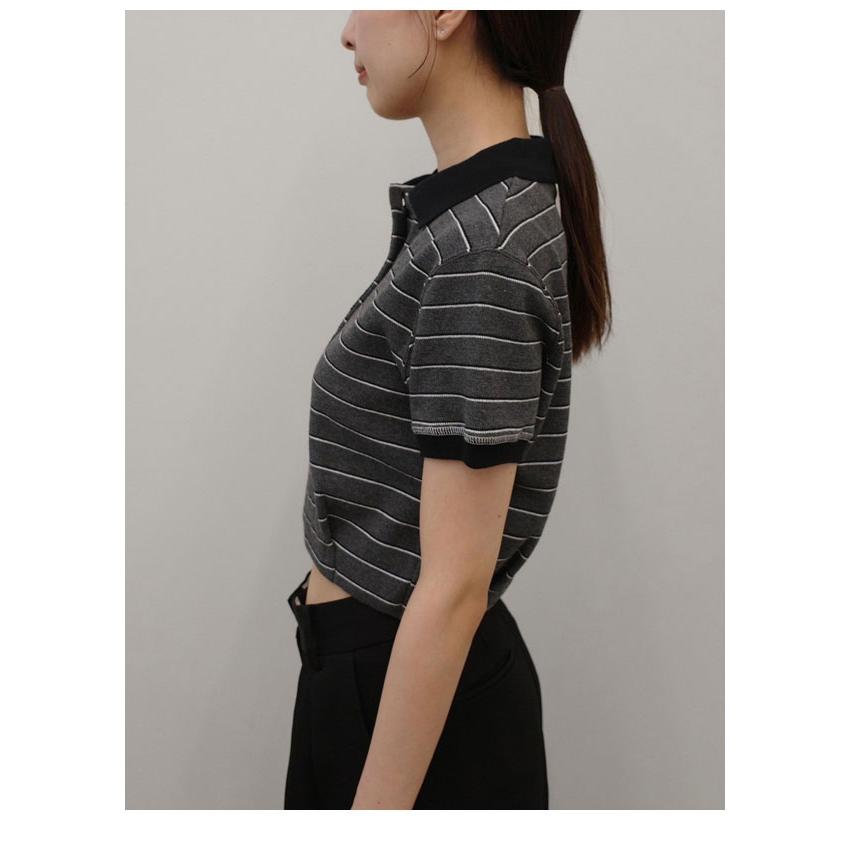 TODAYFUL トゥデイフル 2026springsummer トップス Border Polo Tops