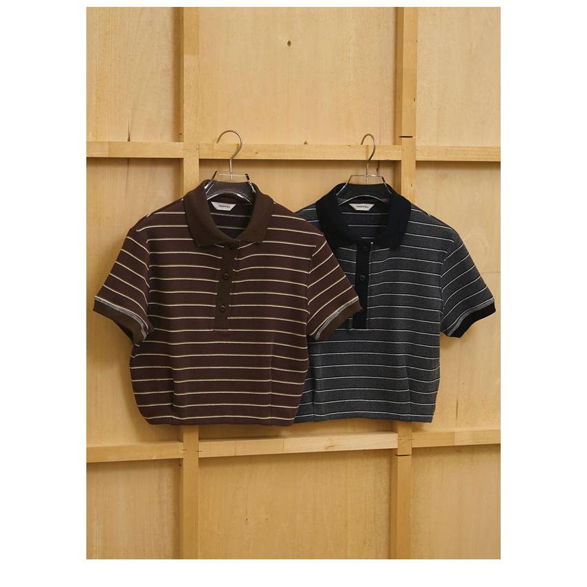 TODAYFUL トゥデイフル 2026springsummer トップス Border Polo Tops