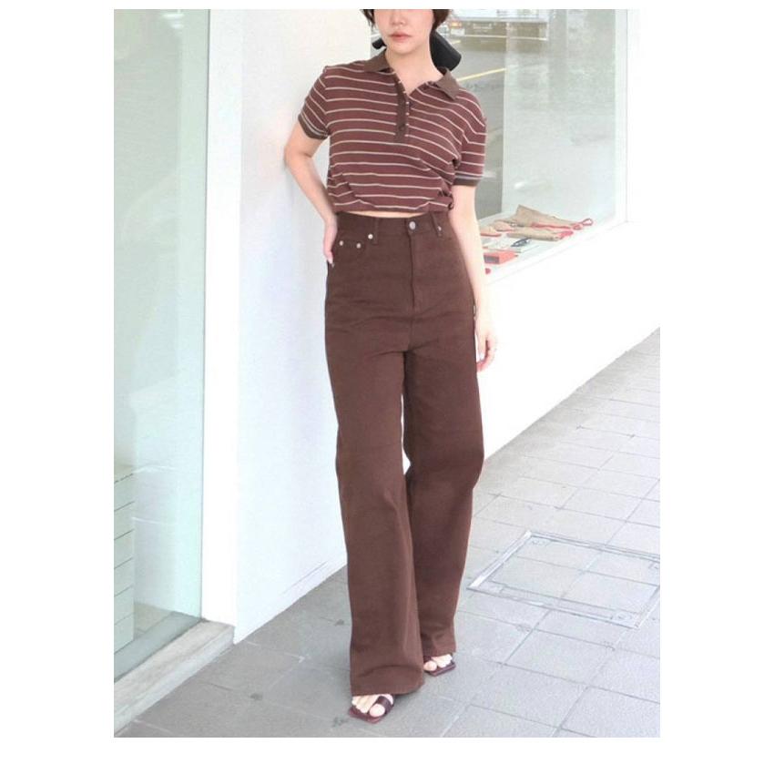 TODAYFUL トゥデイフル 2026springsummer トップス Border Polo Tops