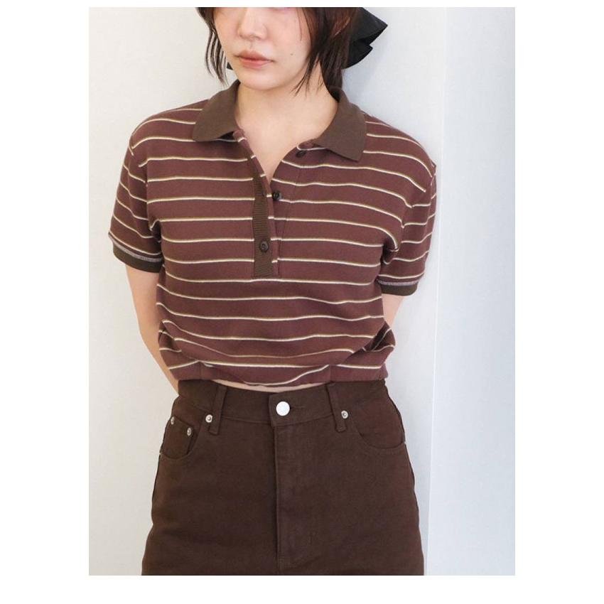 TODAYFUL トゥデイフル 2026springsummer トップス Border Polo Tops