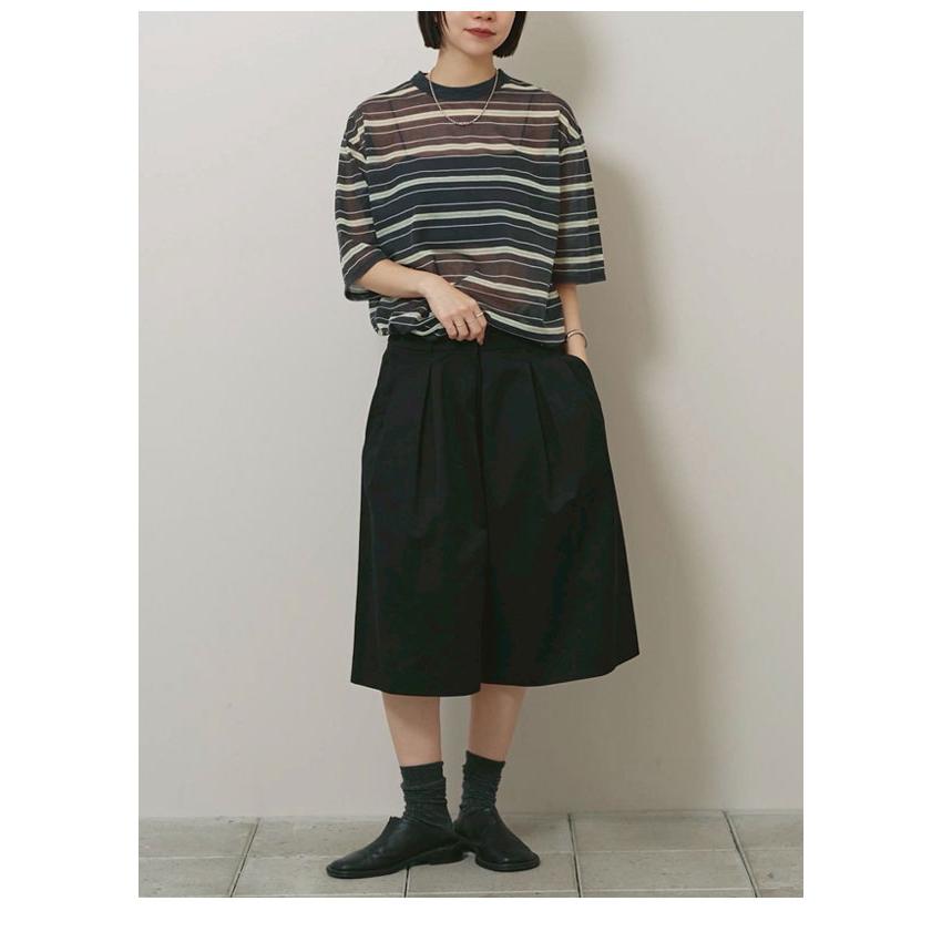 TODAYFUL トゥデイフル 2026Prefall トップス Sheer Border T-shirt 7