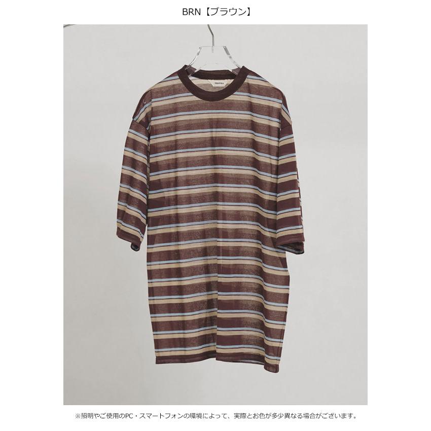 TODAYFUL トゥデイフル 2026Prefall トップス Sheer Border T-shirt