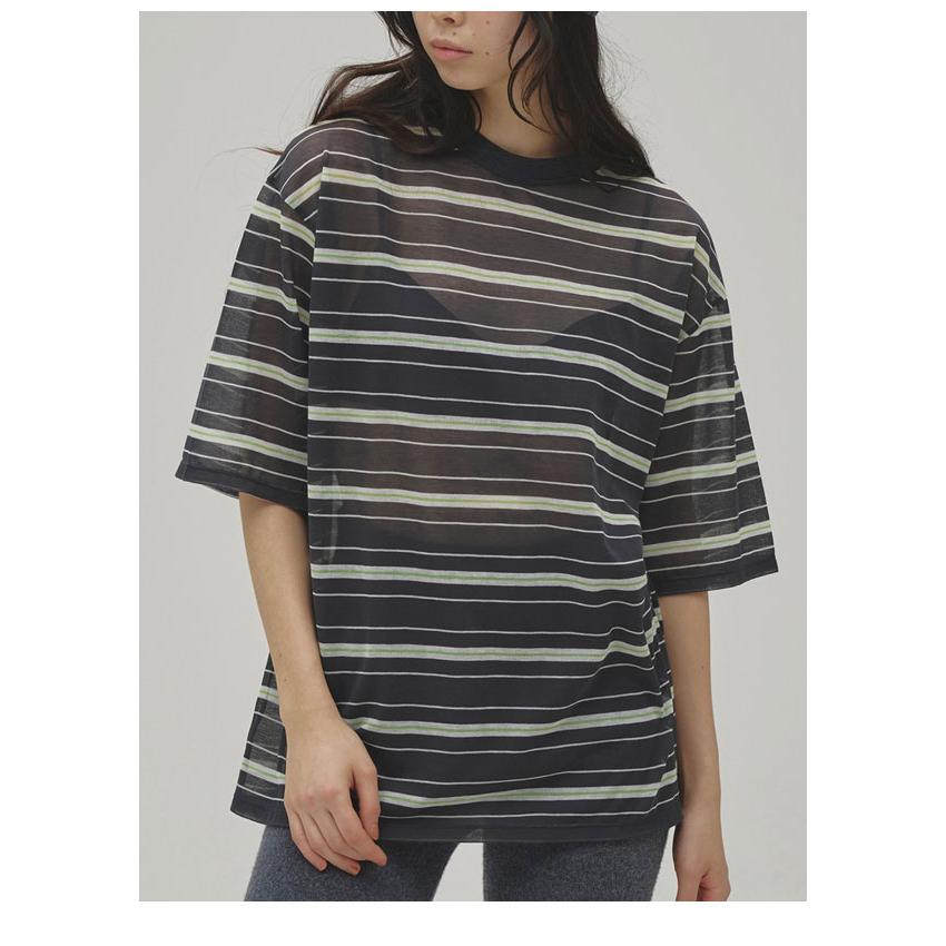 TODAYFUL トゥデイフル 2026Prefall トップス Sheer Border T-shirt 7