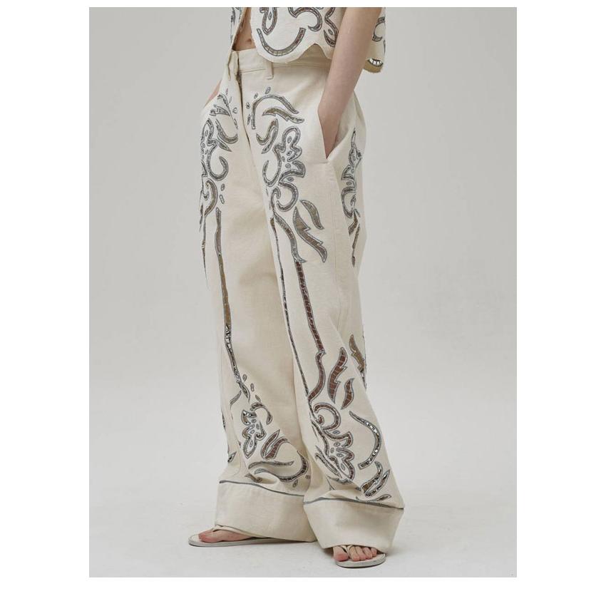TODAYFUL トゥデイフル 2026Prefall ボトムス Cut Lace Twill Pants