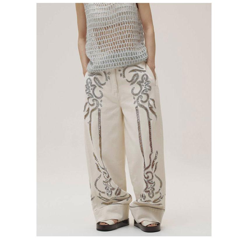TODAYFUL トゥデイフル 2026Prefall ボトムス Cut Lace Twill Pants 6