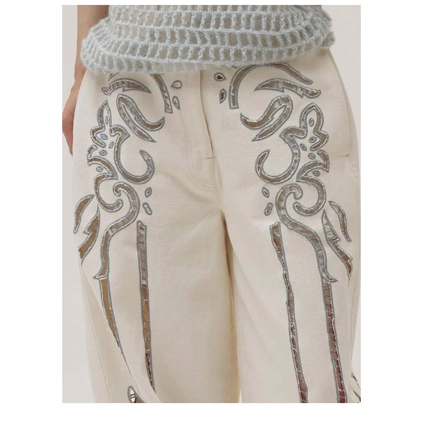 TODAYFUL トゥデイフル 2026Prefall ボトムス Cut Lace Twill Pants 6