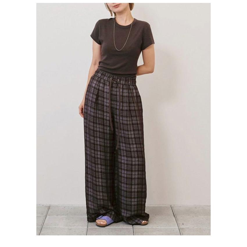 TODAYFUL トゥデイフル 2026springsummer ボトムス Check Jacquard