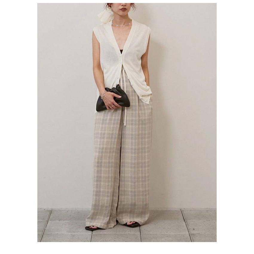 TODAYFUL トゥデイフル 2026springsummer ボトムス Check Jacquard