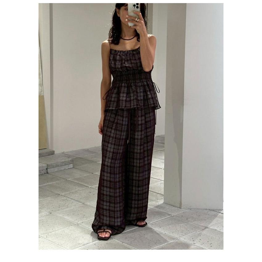 TODAYFUL トゥデイフル 2026springsummer ボトムス Check Jacquard