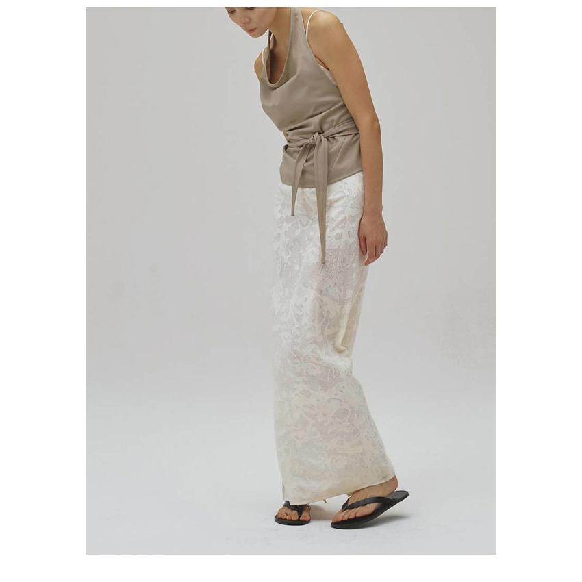 トゥデイフル TODAYFUL 2026Prefall ボトムス Jacquard Knit Skirt 7月上旬〜下旬予約 ジャガードニットスカート ロング丈 セットアップ 12610537 12610810の画像