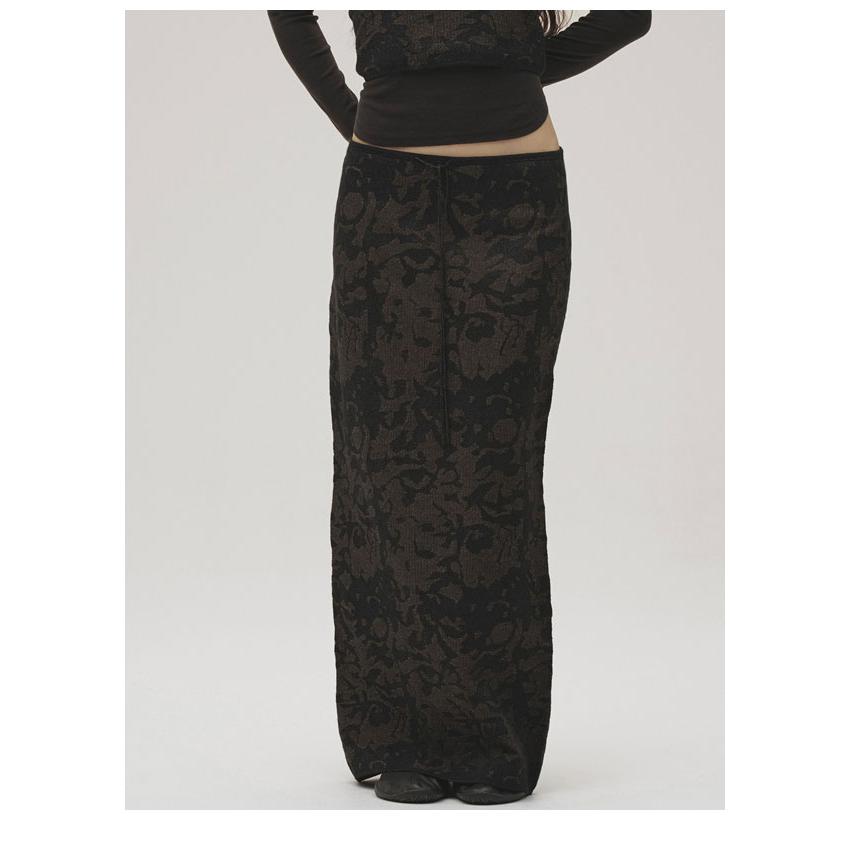 トゥデイフル TODAYFUL 2026Prefall ボトムス Jacquard Knit Skirt 7月上旬〜下旬予約 ジャガードニットスカート ロング丈 セットアップ 12610537 12610810の画像