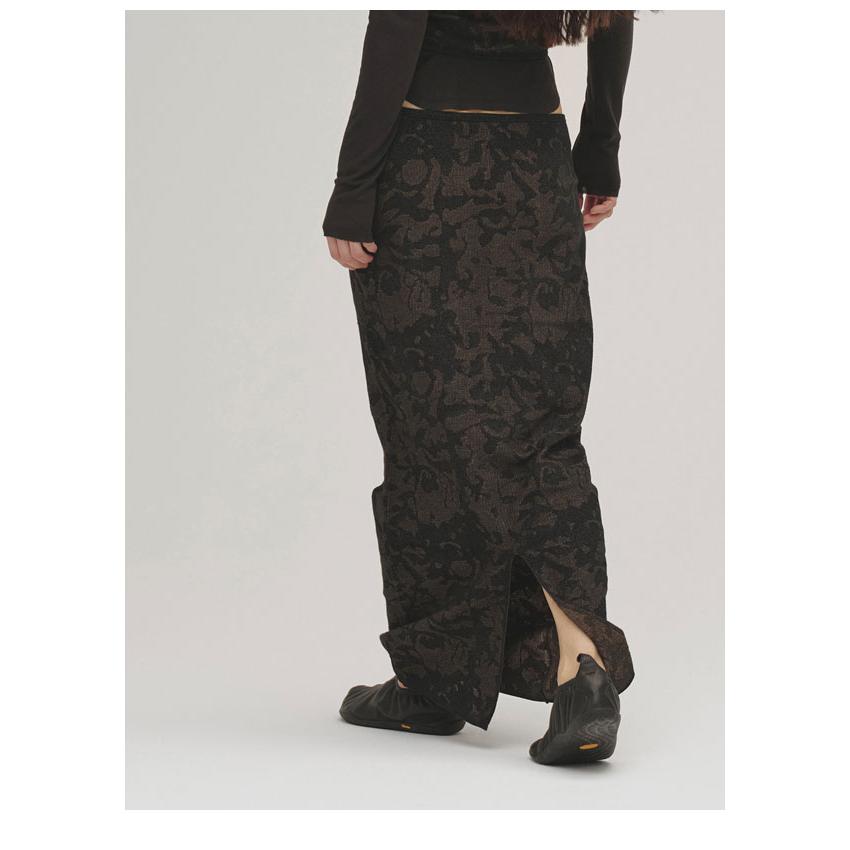 トゥデイフル TODAYFUL 2026Prefall ボトムス Jacquard Knit Skirt 7月上旬〜下旬予約 ジャガードニットスカート ロング丈 セットアップ 12610537 12610810の画像