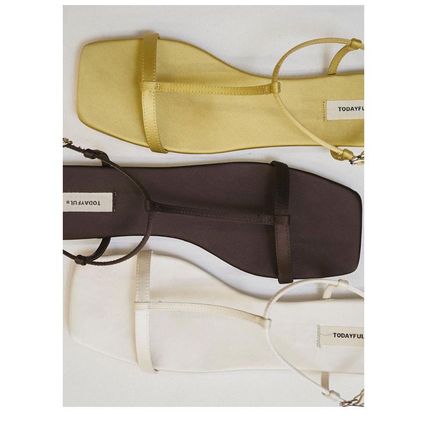 TODAYFUL SALE50%OFF トゥデイフル 2026springsummer 靴 Satin Strap