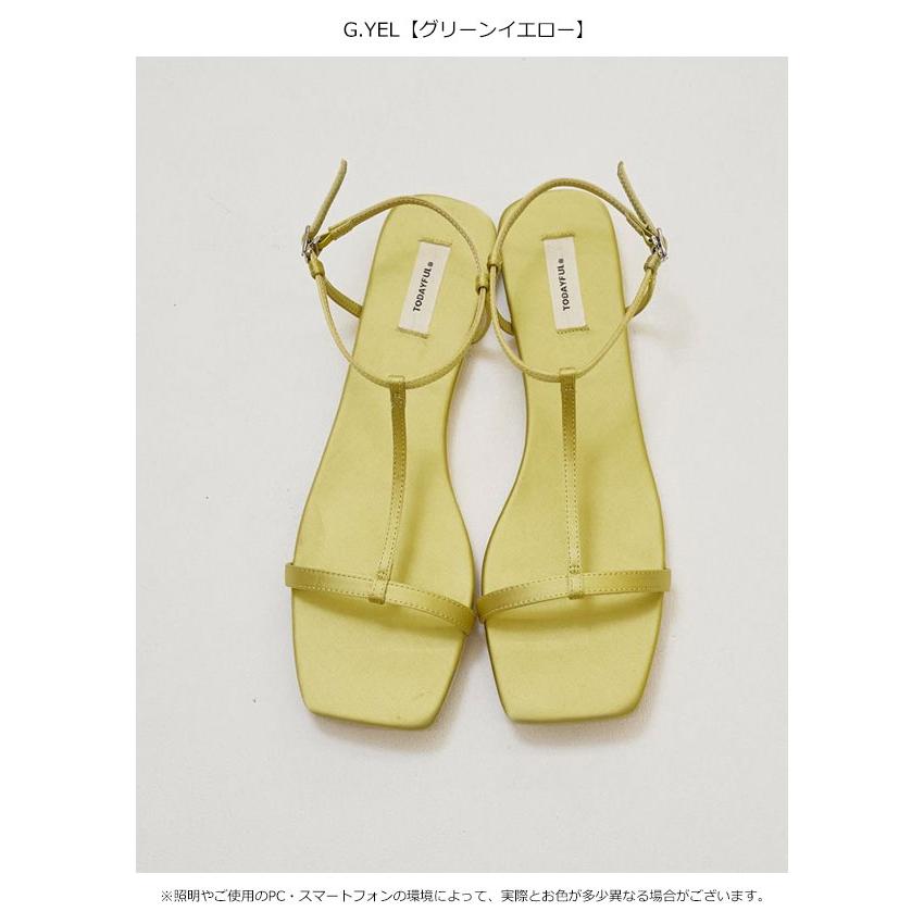TODAYFUL トゥデイフル 2026springsummer 靴 Satin Strap Sandals